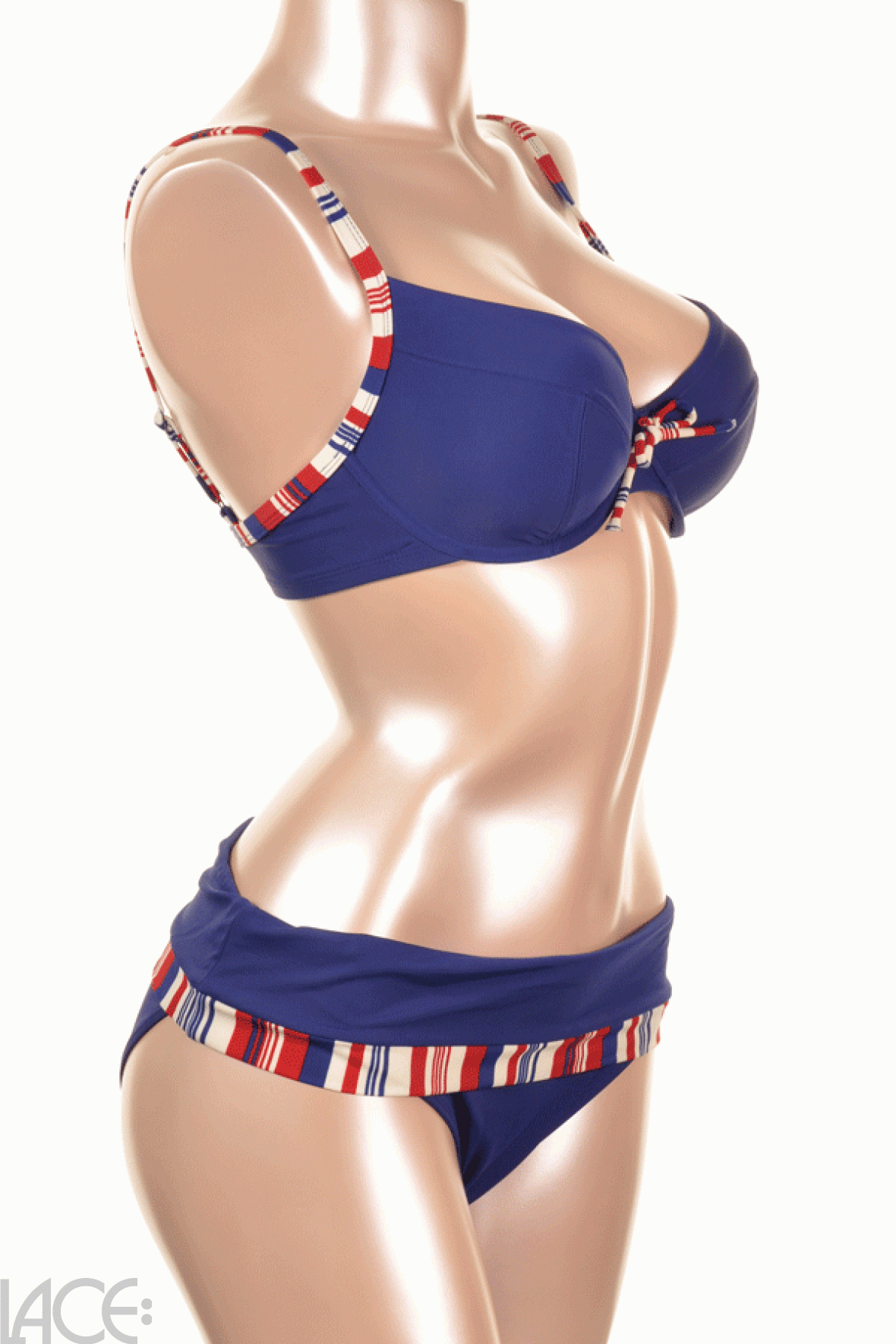 Lace Panache Swim Stella N Bikini Fold Ned Trusse Lace Dk