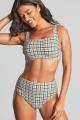Panache Swim - Seersucker Bikini Høj trusse