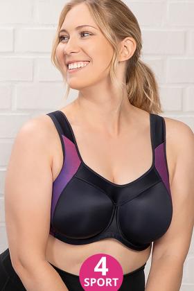 Sport bh i plus size til stor barm