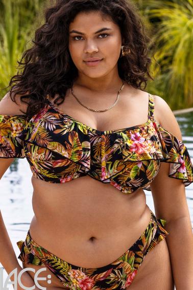 Elomi Swim - Tiger Valley Bikini Bandeau BH I-K skål