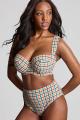 Panache Swim - Seersucker Bikini Bandeau BH G-K skål