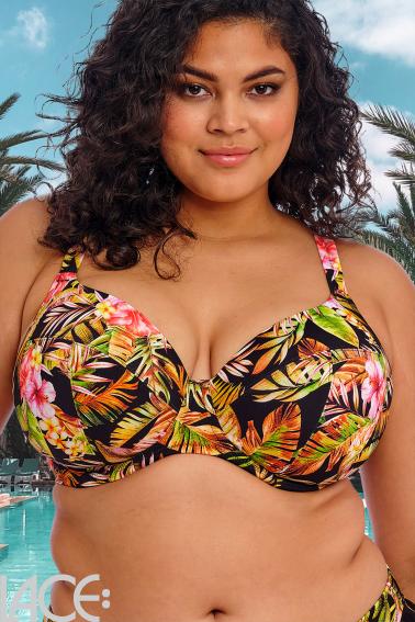 Elomi Swim - Tiger Valley Bikini BH med dyb udskæring G-N skål