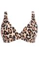 Freya Swim - Animal Instinct Bikini BH med dyb udskæring G-M skål