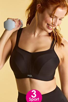 Panache Sport - Power Sports BH med bøjle D-M skål Panache Sport - Power Sports BH med bøjle D-M skål