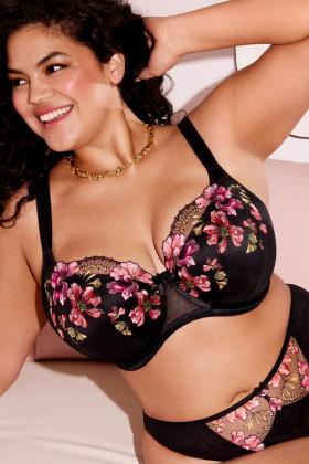 Elomi - Teagan Balkonette BH - Foret H-L skål Elomi - Teagan Balkonette BH - Foret H-L skål