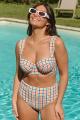 Panache Swim - Seersucker Bikini Bandeau BH G-K skål
