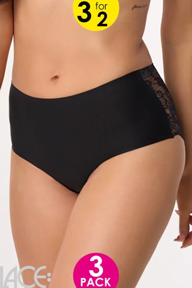 Babell Lingerie - 3-Pack - Høj trusse - Babell 04