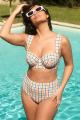 Panache Swim - Seersucker Bikini Bandeau BH G-K skål