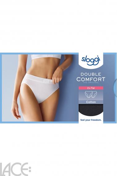 Sloggi - Sloggi Double Comfort Tai trusse - Bomuld - 2 Pak