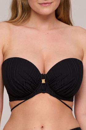 PrimaDonna Swim - Kiruna Bikini Bandeau BH med en aftagelig strop E-G skål