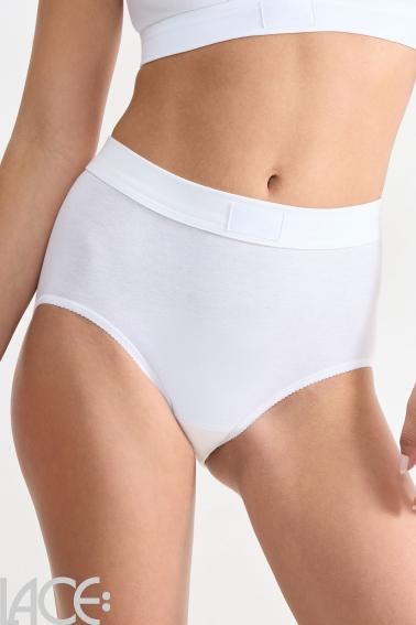 Sloggi - Sloggi Double Comfort Høj trusse - Bomuld - 2 Pak