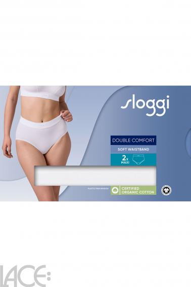Sloggi - Sloggi Double Comfort Høj trusse - Bomuld - 2 Pak