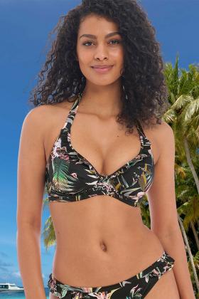 Freya Swim - Tahiti Nights Bikini BH med dyb udskæring - Halterneck - E-K skål