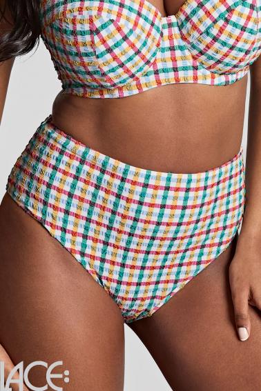 Panache Swim - Seersucker Bikini Høj trusse