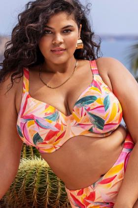 Elomi Swim - Sancho Beach Bikini BH med dyb udskæring I-M skål