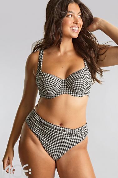 Panache Swim - Gingham Bikini Høj trusse