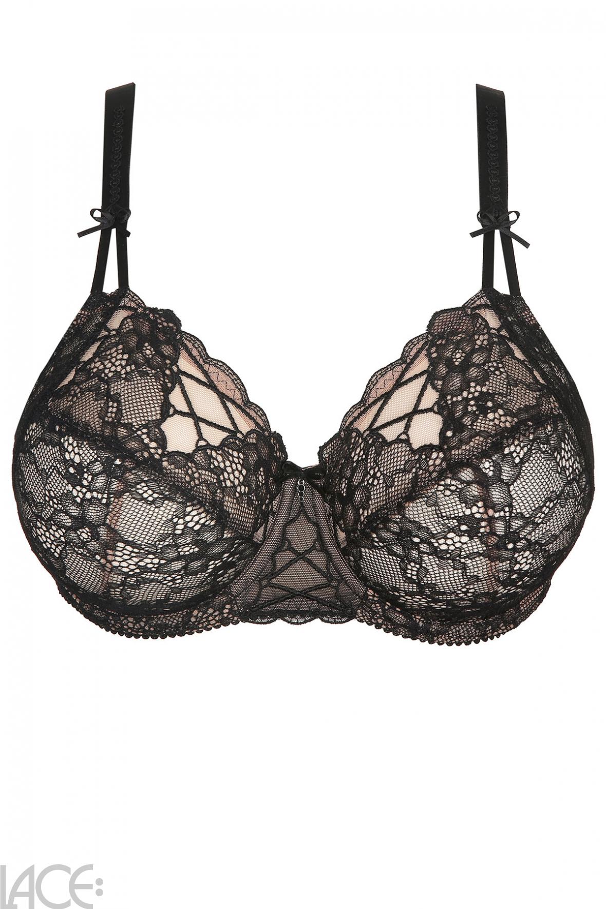 Livonia Triangle Bra in Black by Prima Donna