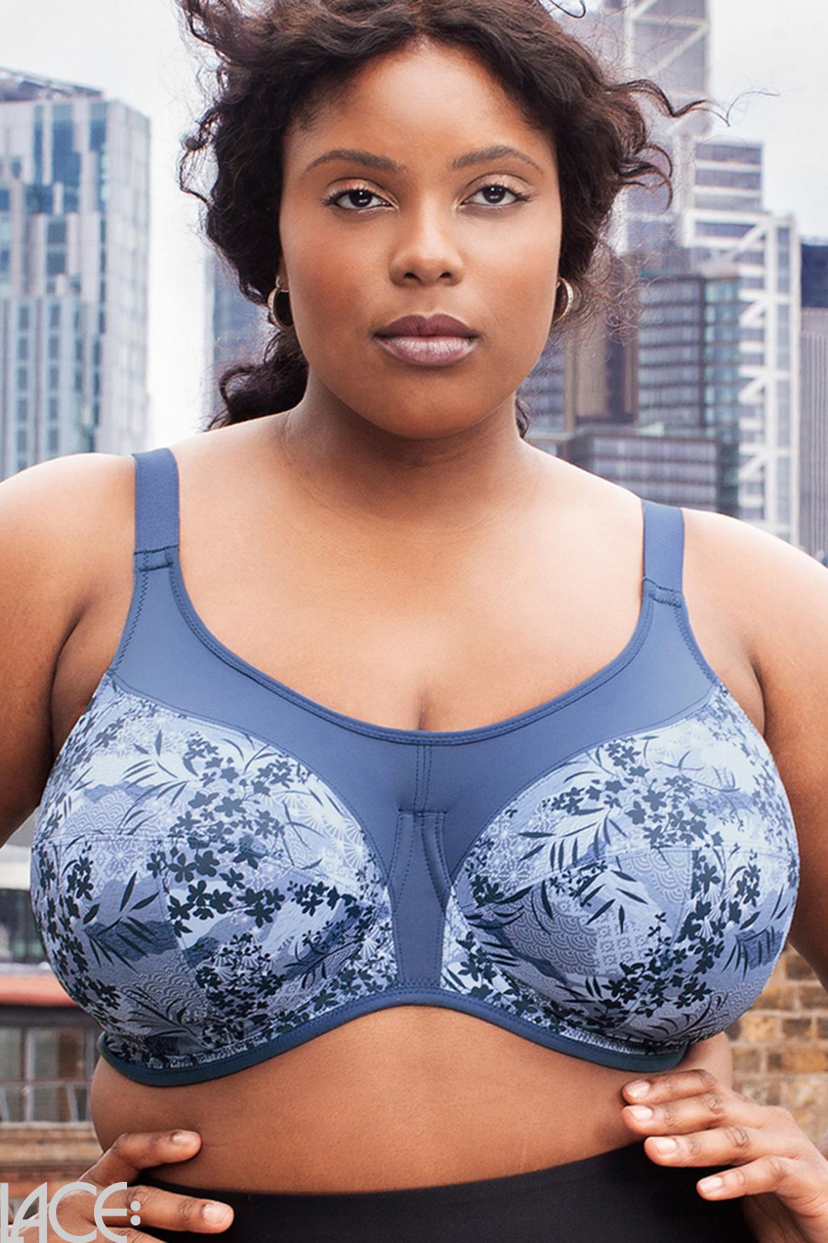 svømme fuldstændig Bær LACE - Elomi Energise Sports BH med bøjle H-M skål VINTAGE DENIM - Lace.dk