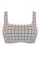 Panache Swim - Seersucker Bikini Bandeau BH G-K skål