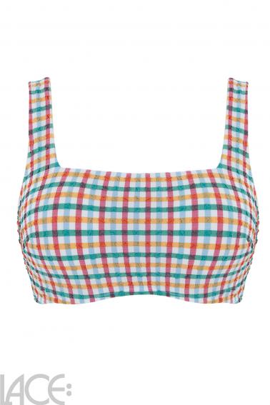 Panache Swim - Seersucker Bikini Bandeau BH G-K skål