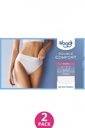 Sloggi - Sloggi Double Comfort Tai trusse - Bomuld - 2 Pak