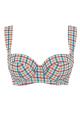 Panache Swim - Seersucker Bikini Bandeau BH G-K skål