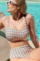 Panache Swim - Seersucker Bikini Høj trusse