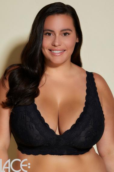 Cosabella - Ultra Curvy Plungie BH uden bøjle G-I skål