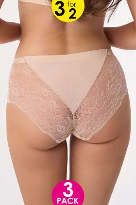 Babell Lingerie - 3-Pack - Høj trusse - Babell 04