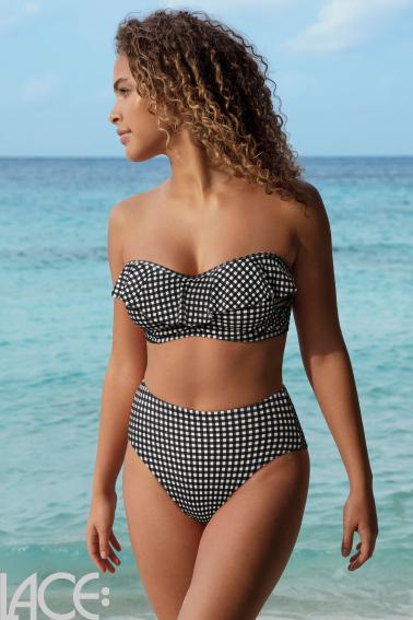 LACE - Freya Check In Bikini Høj MONOCHROME