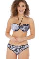 Freya Swim - Gemini Palm Bikini Bandeau BH med aftagelige stropper F-I skål