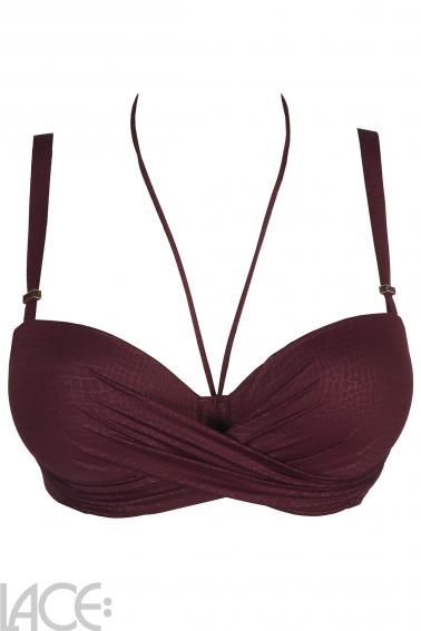 PrimaDonna Swim - Dalyan Bikini Bandeau BH med aftagelige stropper D-G skål