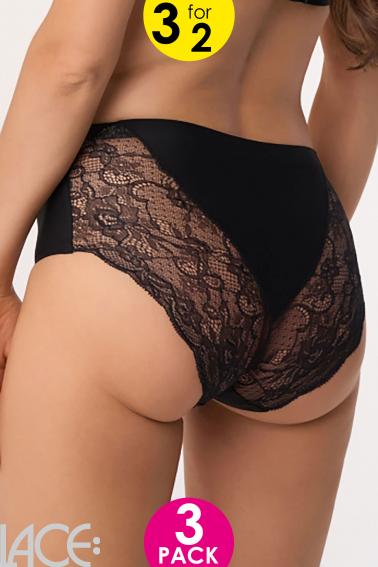 Babell Lingerie - 3-Pack - Høj trusse - Babell 04