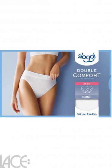 Sloggi - Sloggi Double Comfort Tai trusse - Bomuld - 2 Pak