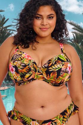 Elomi Swim - Tiger Valley Bikini BH med dyb udskæring G-N skål