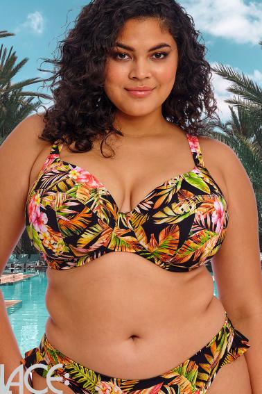Elomi Swim - Tiger Valley Bikini BH med dyb udskæring G-N skål