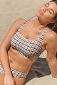 Panache Swim - Seersucker Bikini Bandeau BH G-K skål