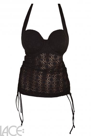 LACE Design - Marielyst Tankini Top med Bandeau BH D-G skål