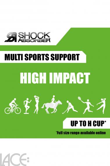 Shock Absorber - Active Multi Sports BH uden bøjle F-L skål