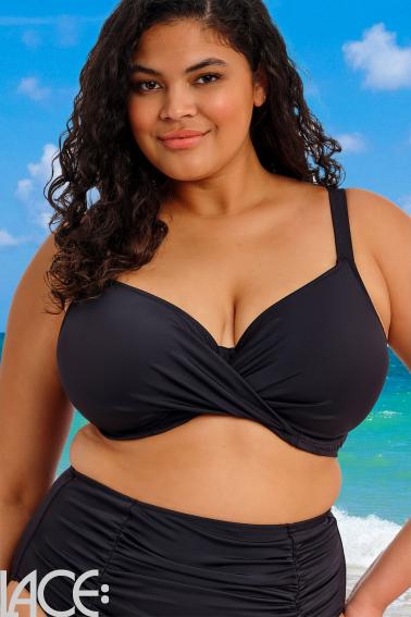 Elomi Swim - Plain Sailing Bikini BH med dyb udskæring og wrap-design I-N skål