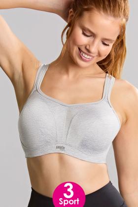 Panache Sport - Power Sports BH med bøjle D-M skål Panache Sport - Power Sports BH med bøjle D-M skål