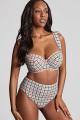 Panache Swim - Seersucker Bikini Bandeau BH G-K skål