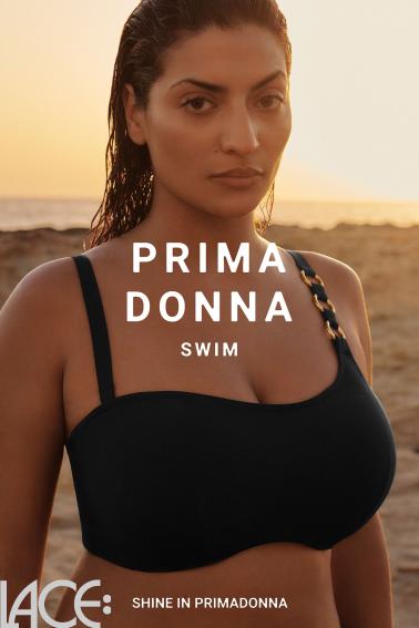 PrimaDonna Swim - Damietta Bikini Bandeau BH med en aftagelig strop E-G skål
